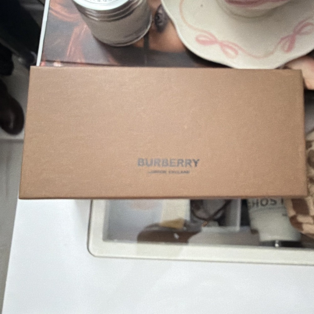 Burberry BOX ONLY BE4308 Women's Cat Eye Sunglasses Black Frame Dark Gray